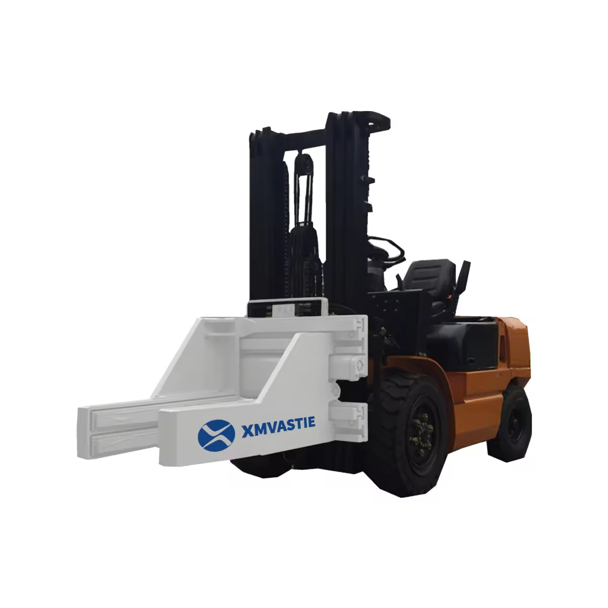 Forklift attachment truck concrete block clamp 5